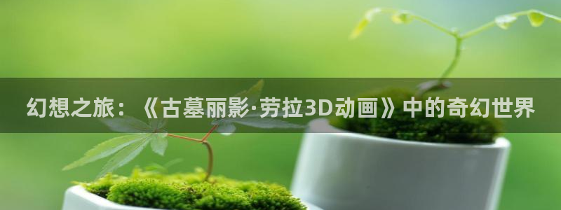 下载天堂动漫：幻想之旅：《古墓丽影·劳拉3D动画》中的奇幻世界